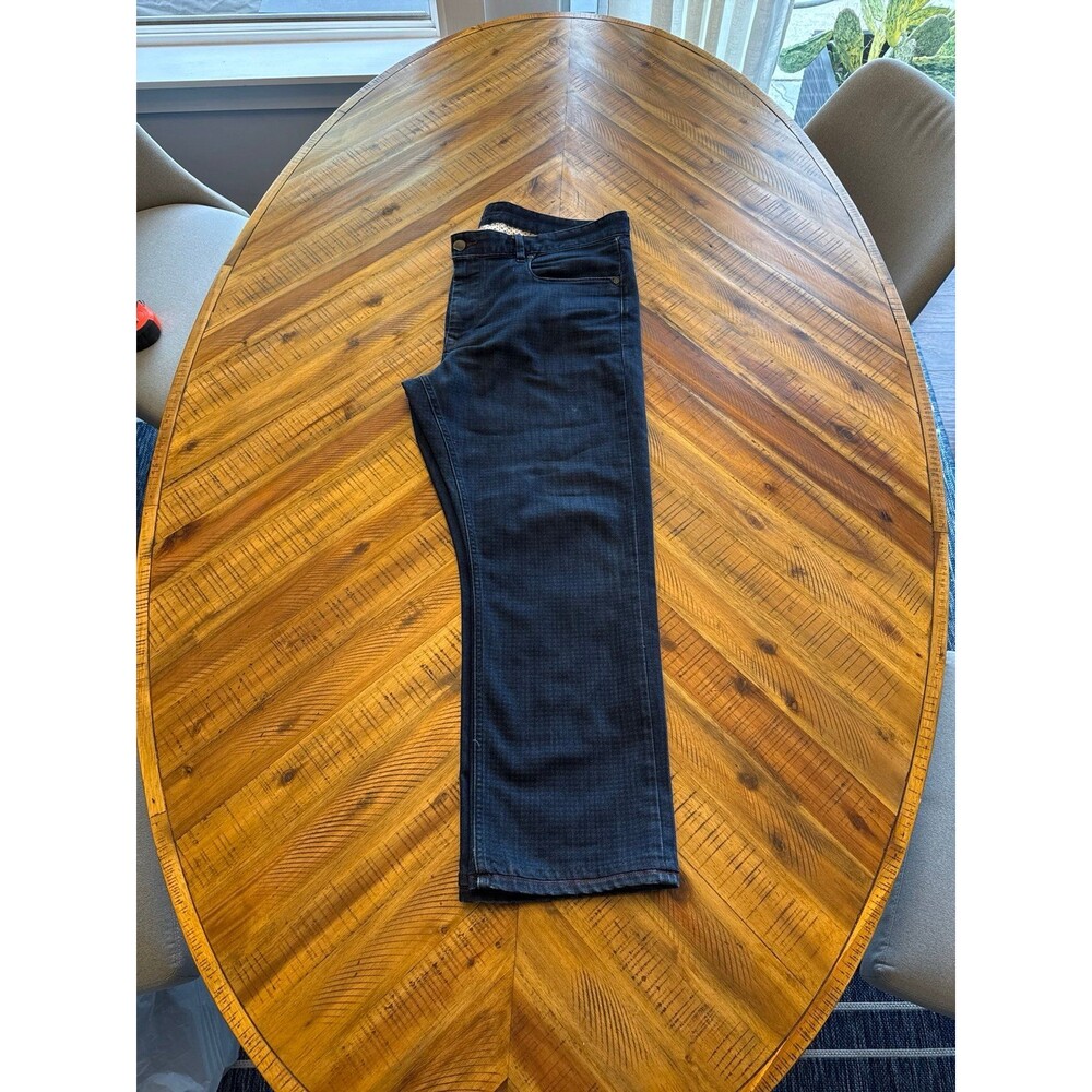 Robert Graham Yates Straight Jeans Mens 38 Dark Blue Denim